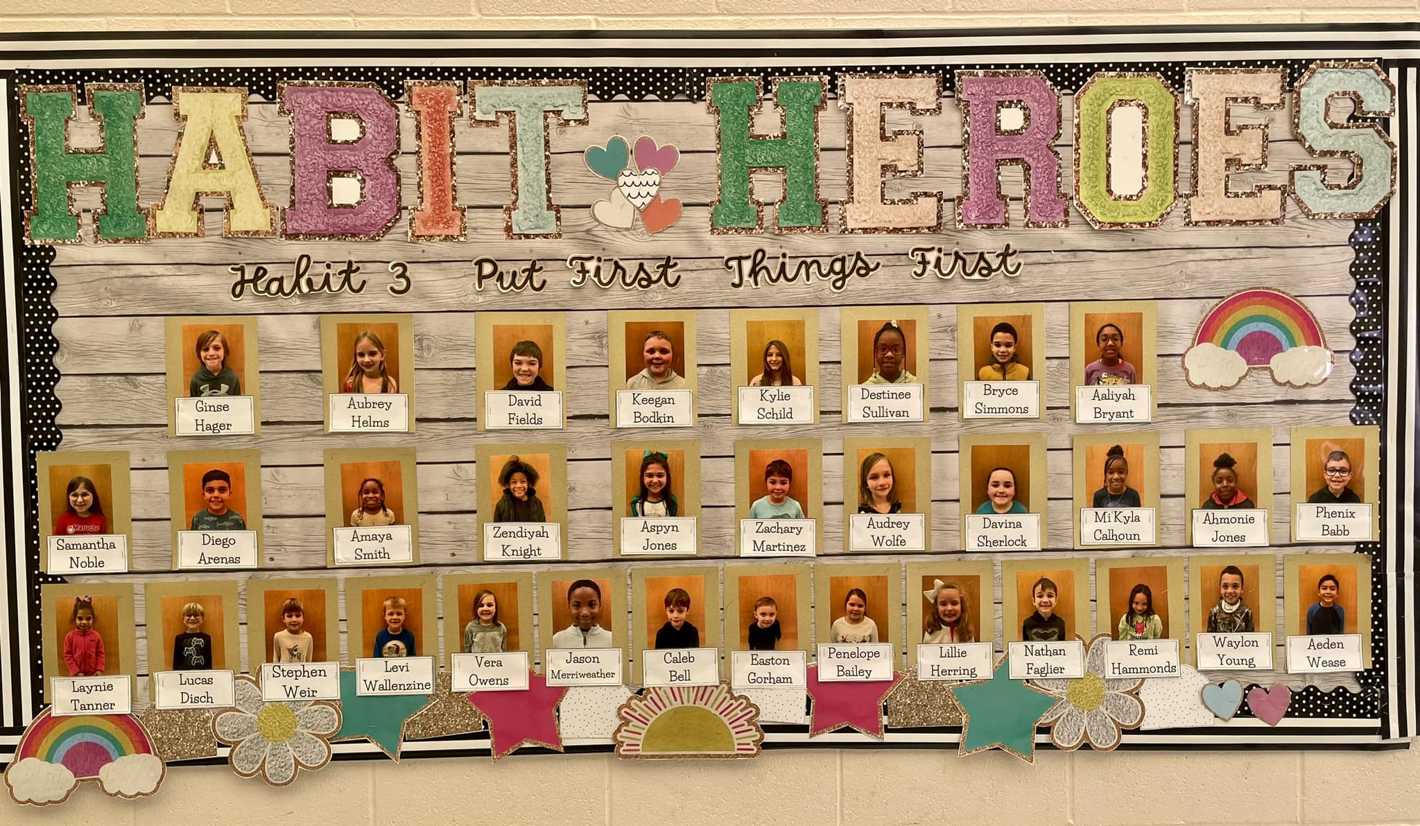 december bulletin board