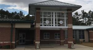 Image of the front of the AL Corbett Middle School