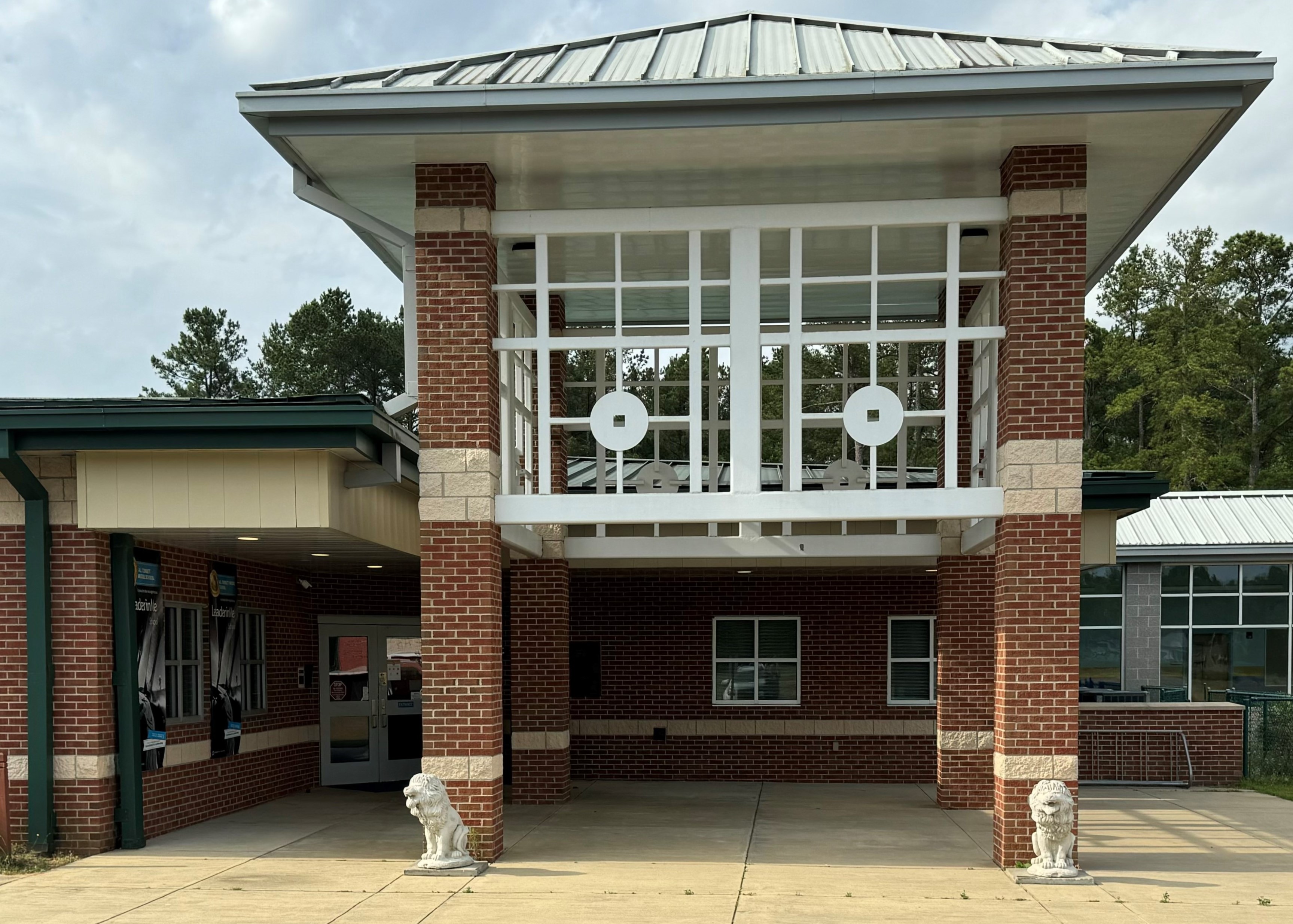 School Building Entrance