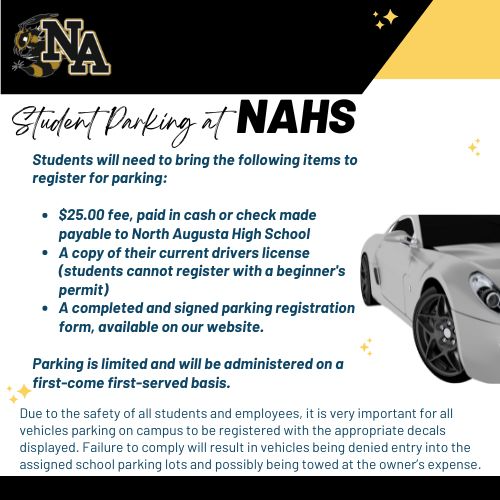 Student Parking Information.