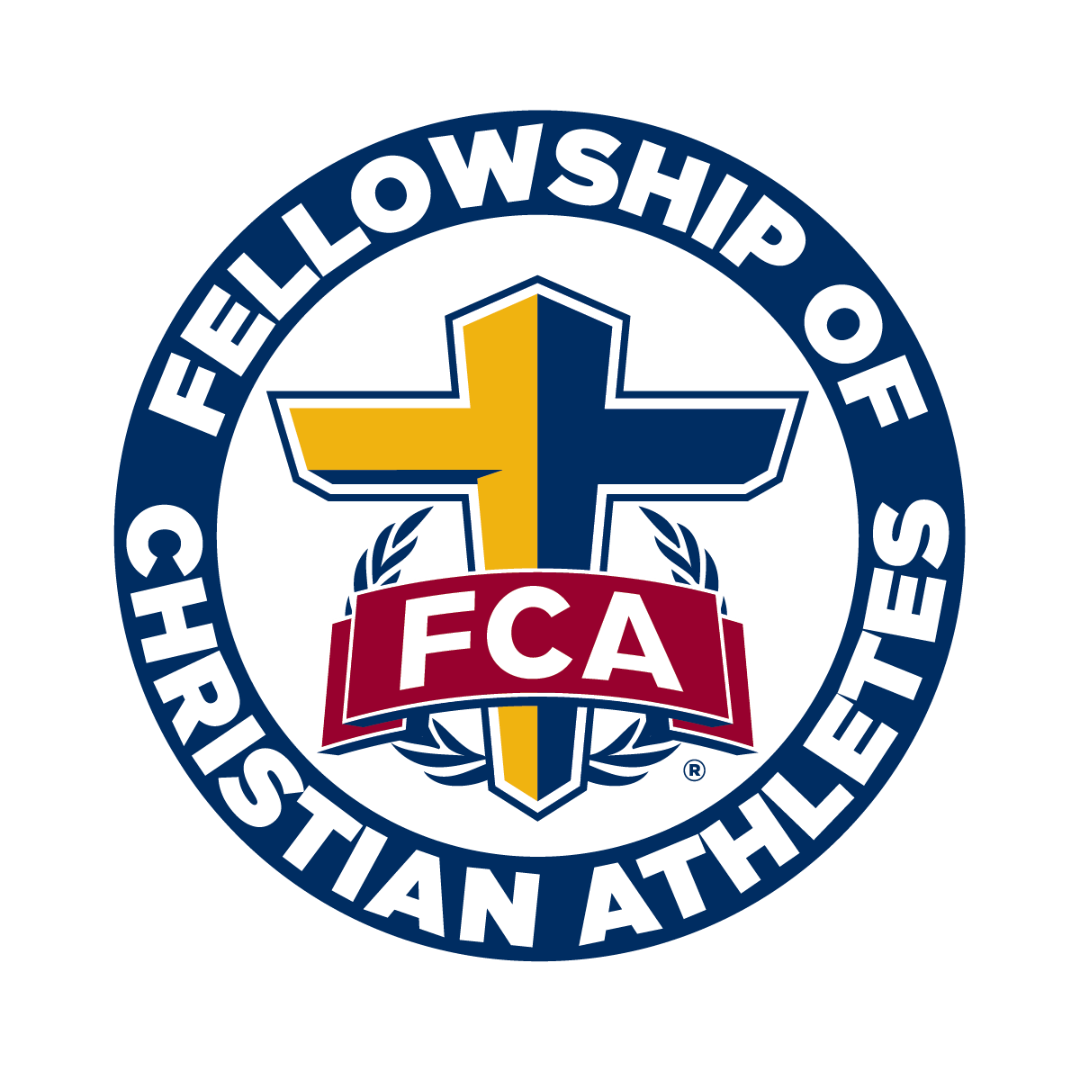 Cross on circle with FCA Logo