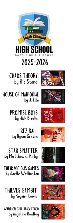 8 Books and titles for competition.