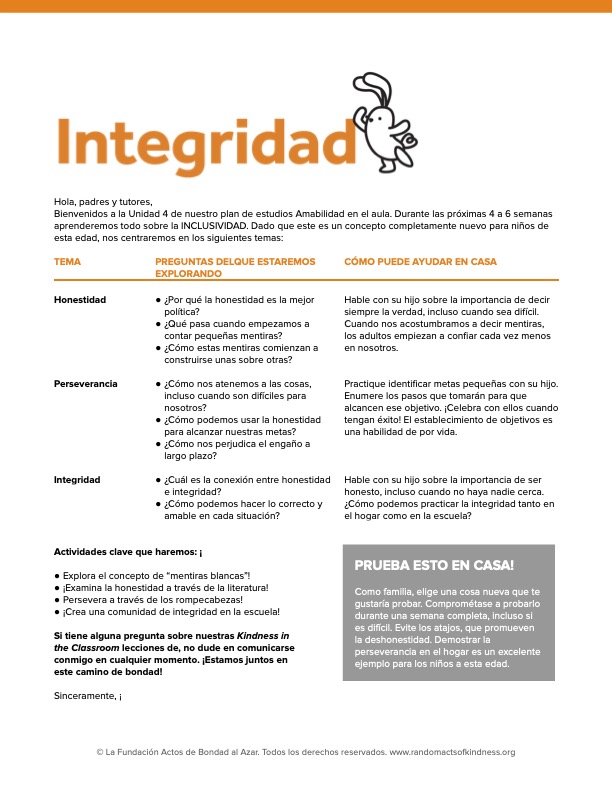 Caracteristicas de Integridad