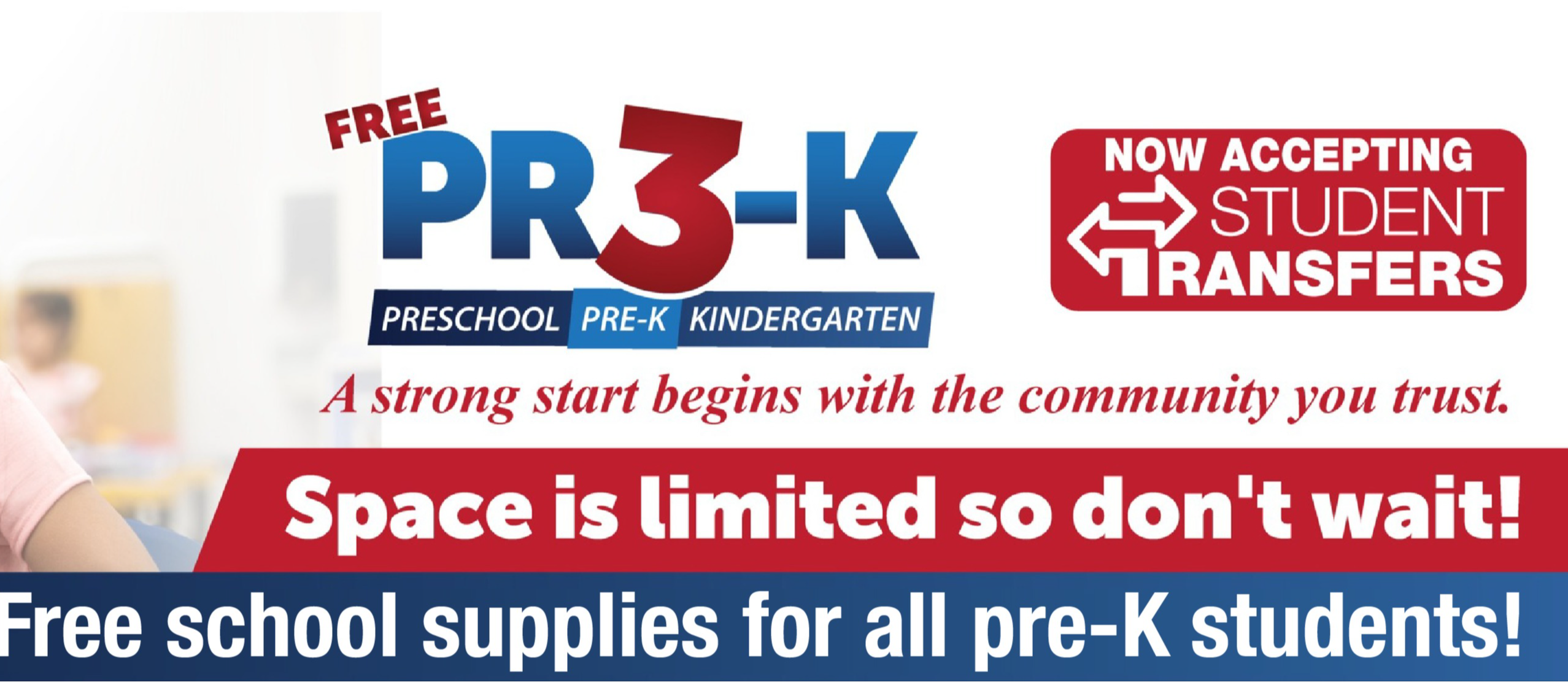 Free school supplies for all Pre_K to elementary students