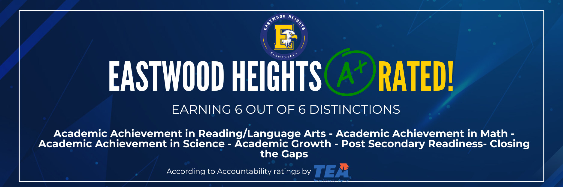 a rated eastwood heights banner