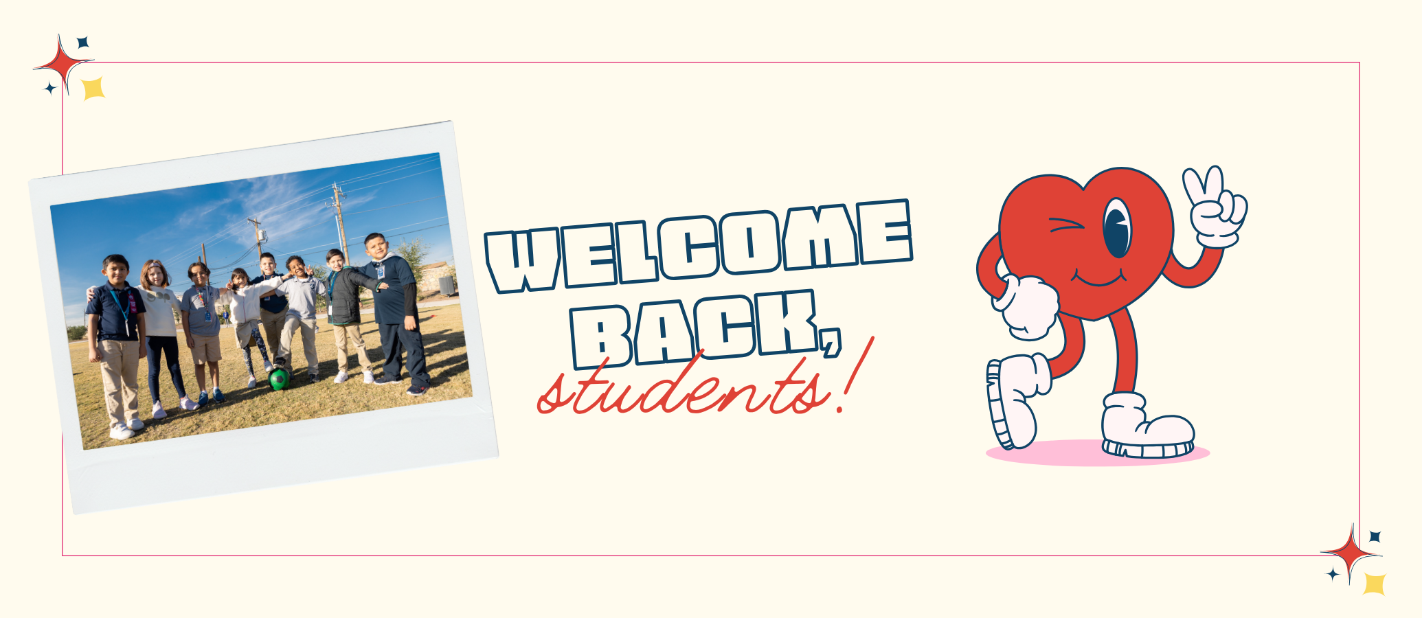 Welcome back notice.