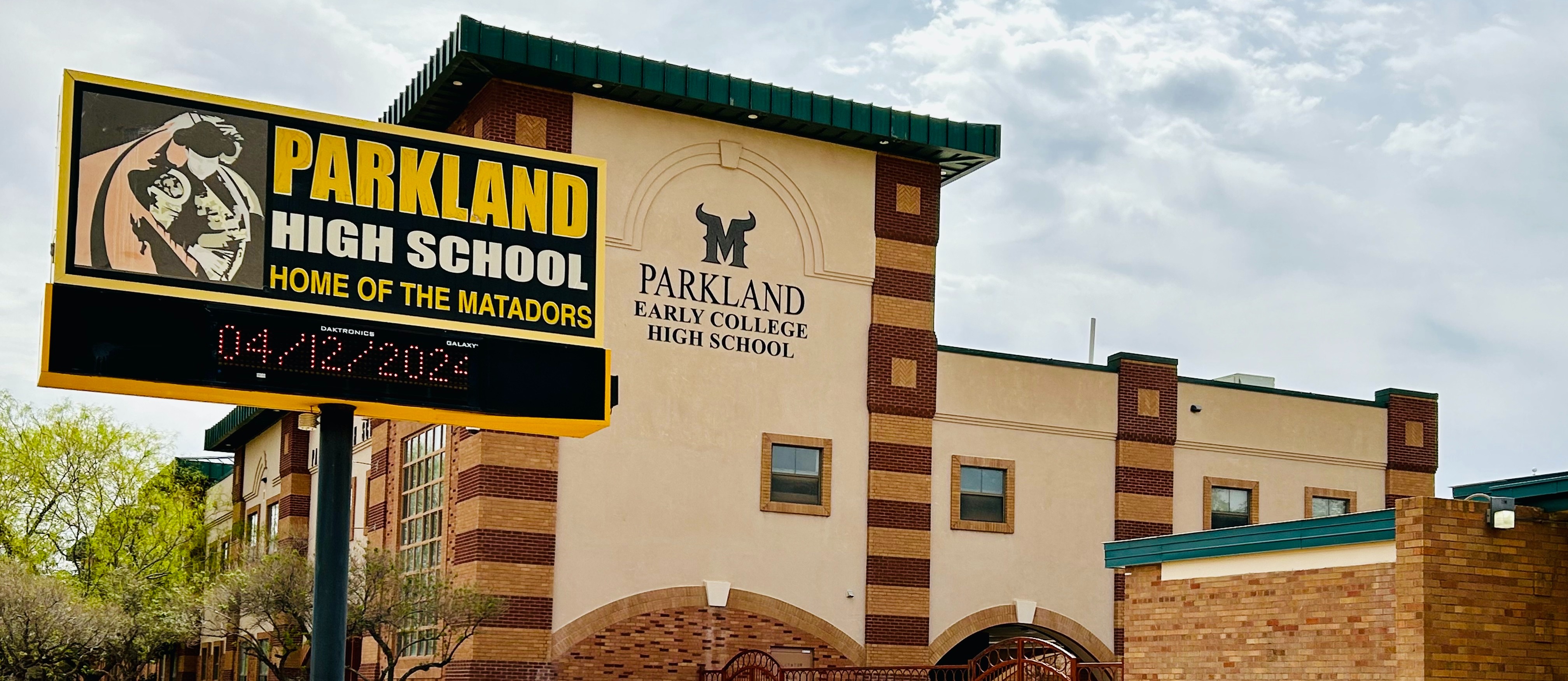 Parkland Early College High School Building and Marquis