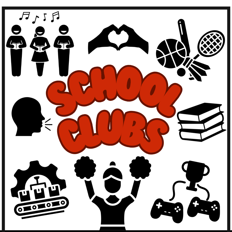 Icons of various afterschool clubs