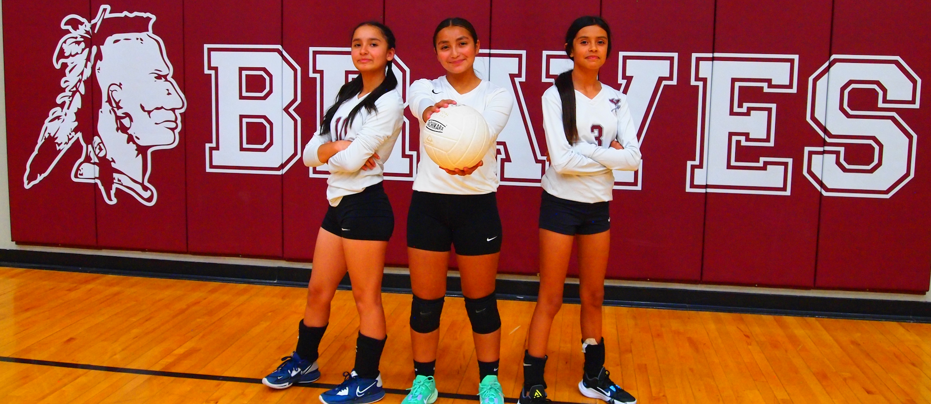 YMS Volleyball girls before game day