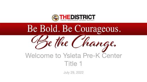 Title 1  Logo - Be Bold. Be Courageous. Be the Change.