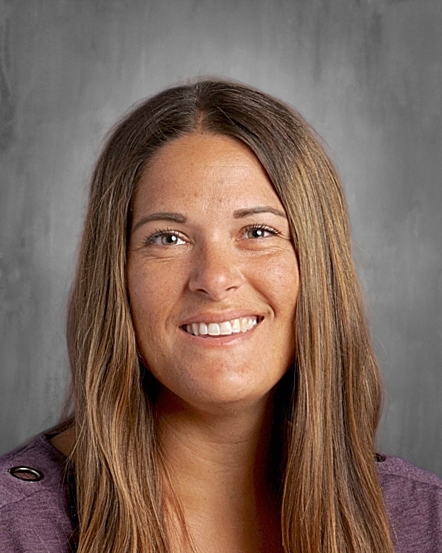 Woman with long brown hair