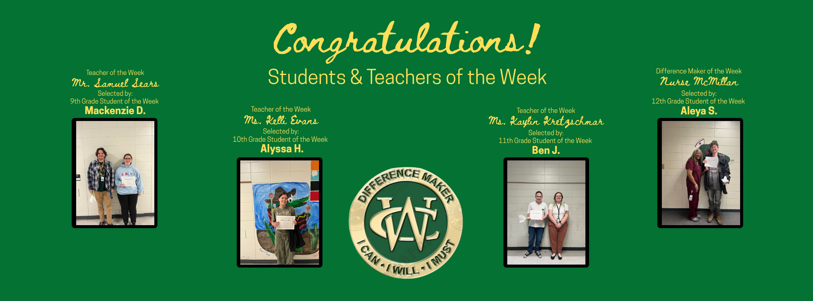 Students of the Week