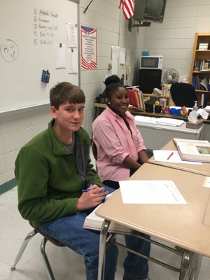 A photo of a Cornerstone Academy session.