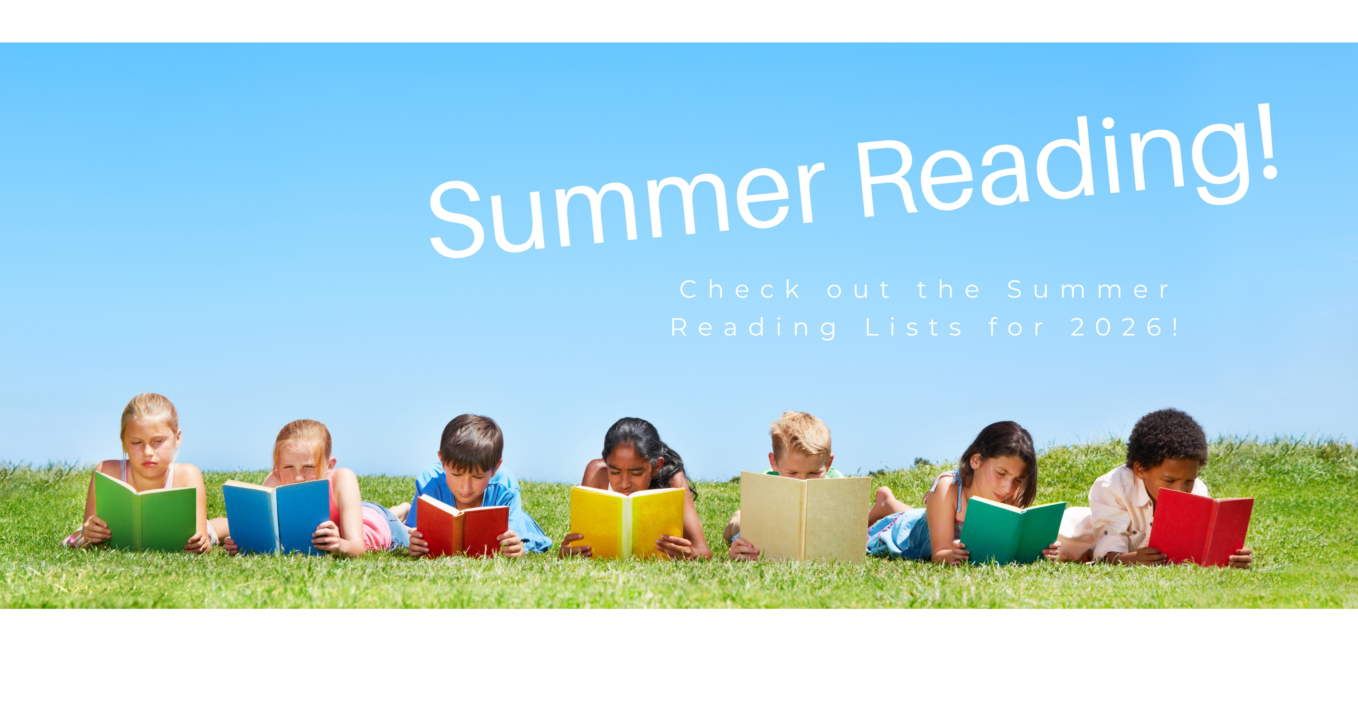 2026 Summer Reading List Banner