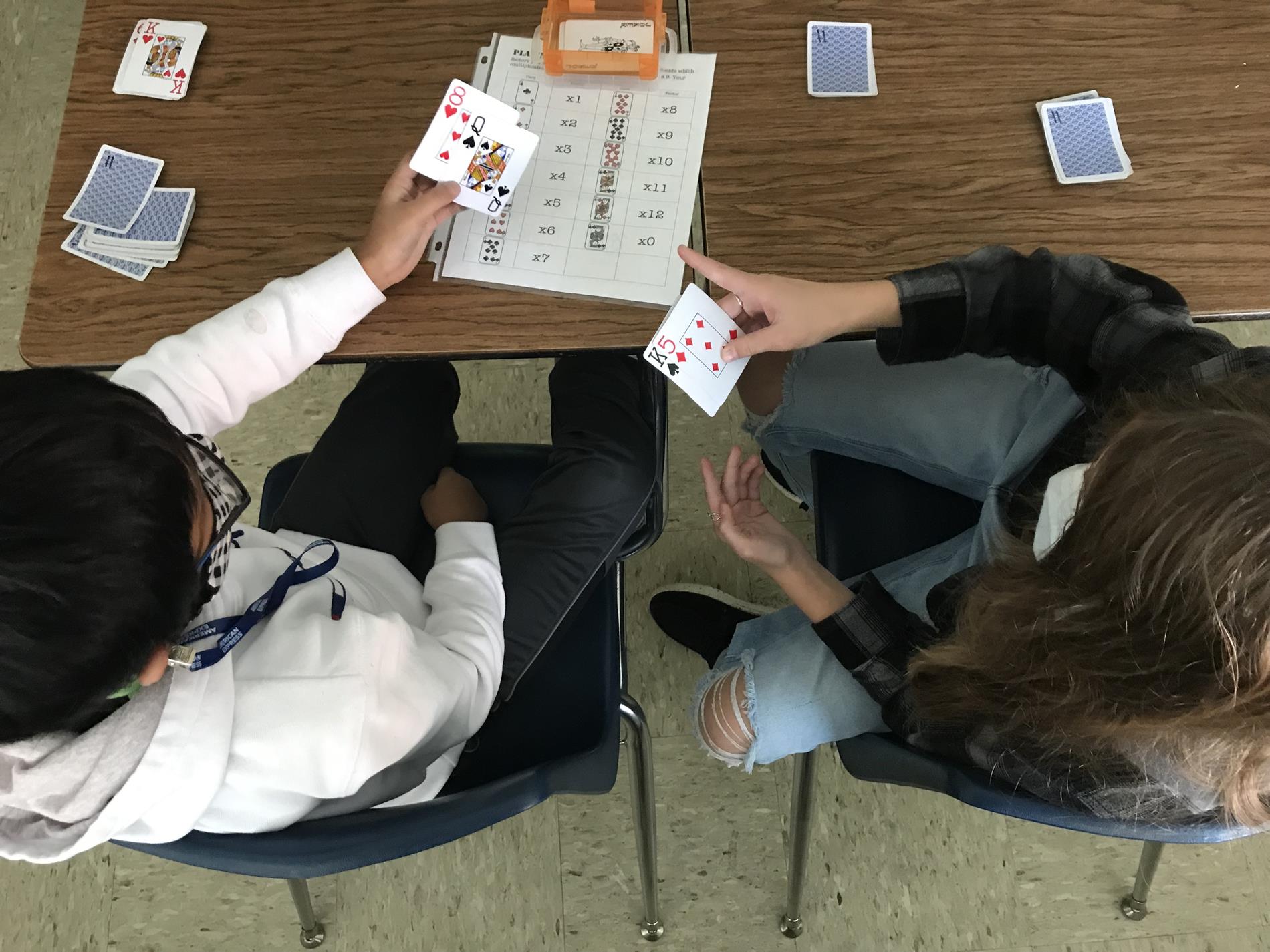Middle School Students in Class doing Activities