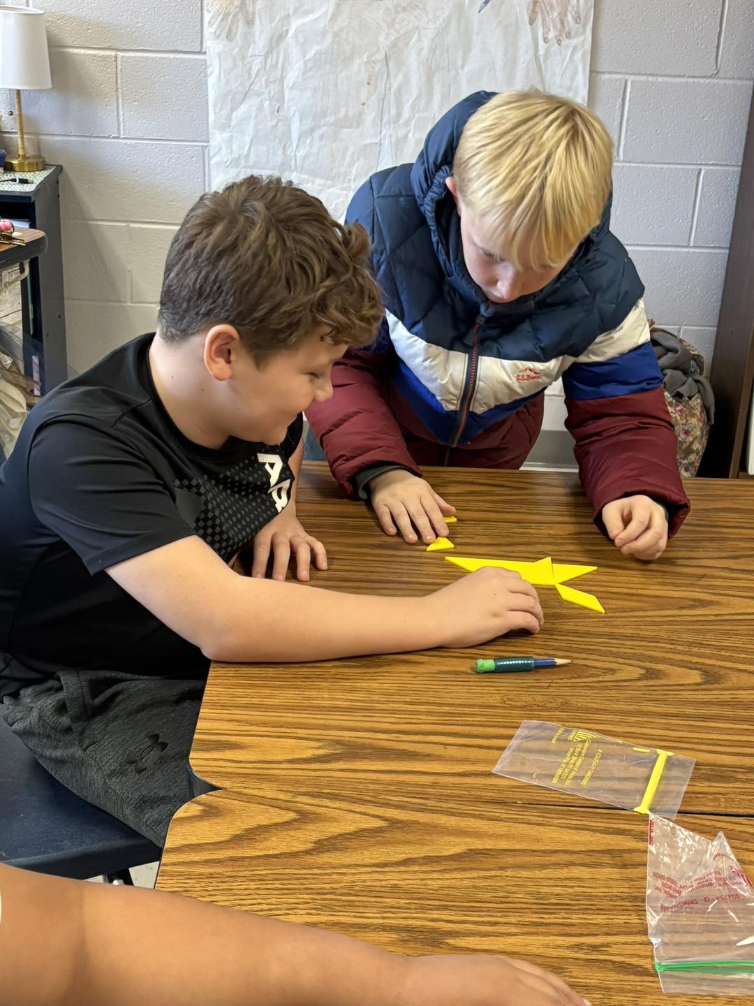 AIG students working on a project