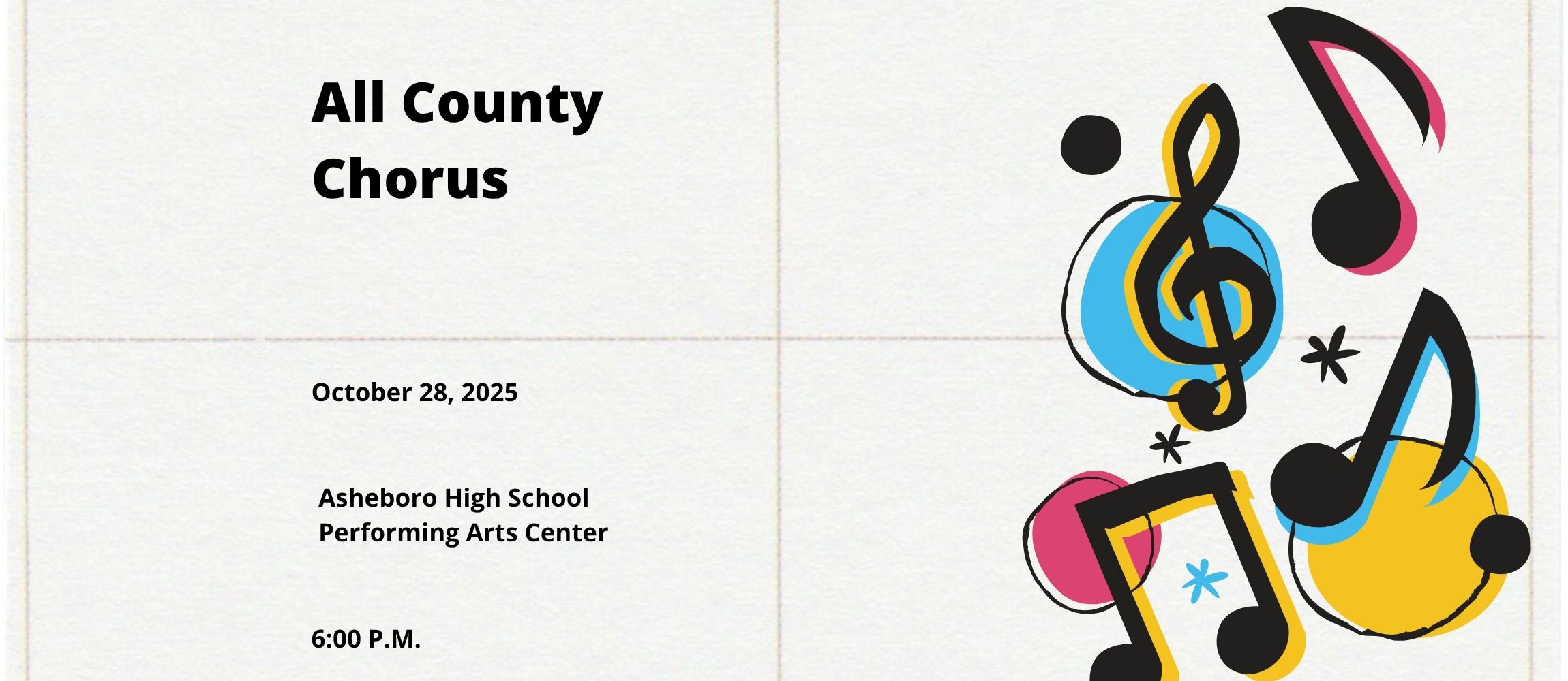 All County Chorus October 28