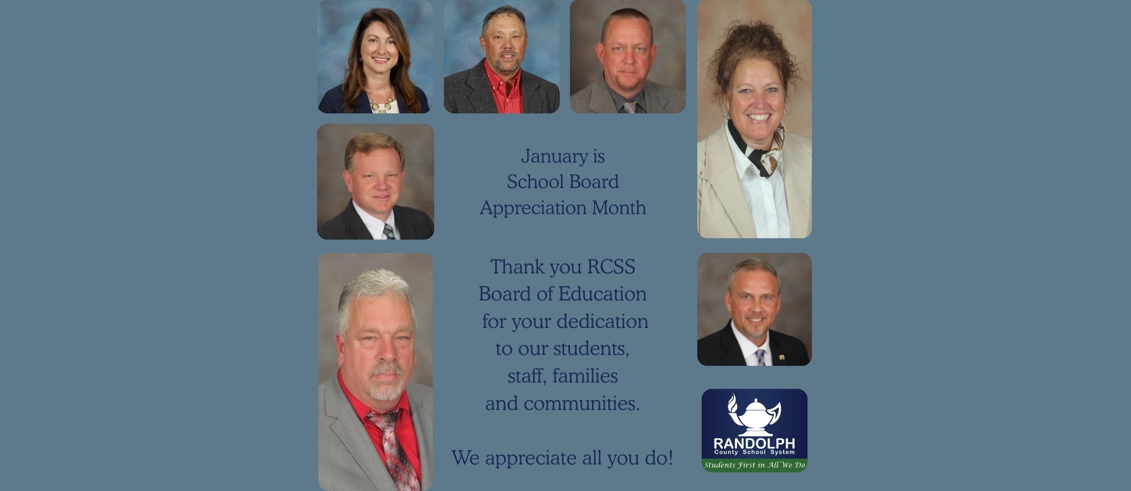 January - Board of Education appreciation month