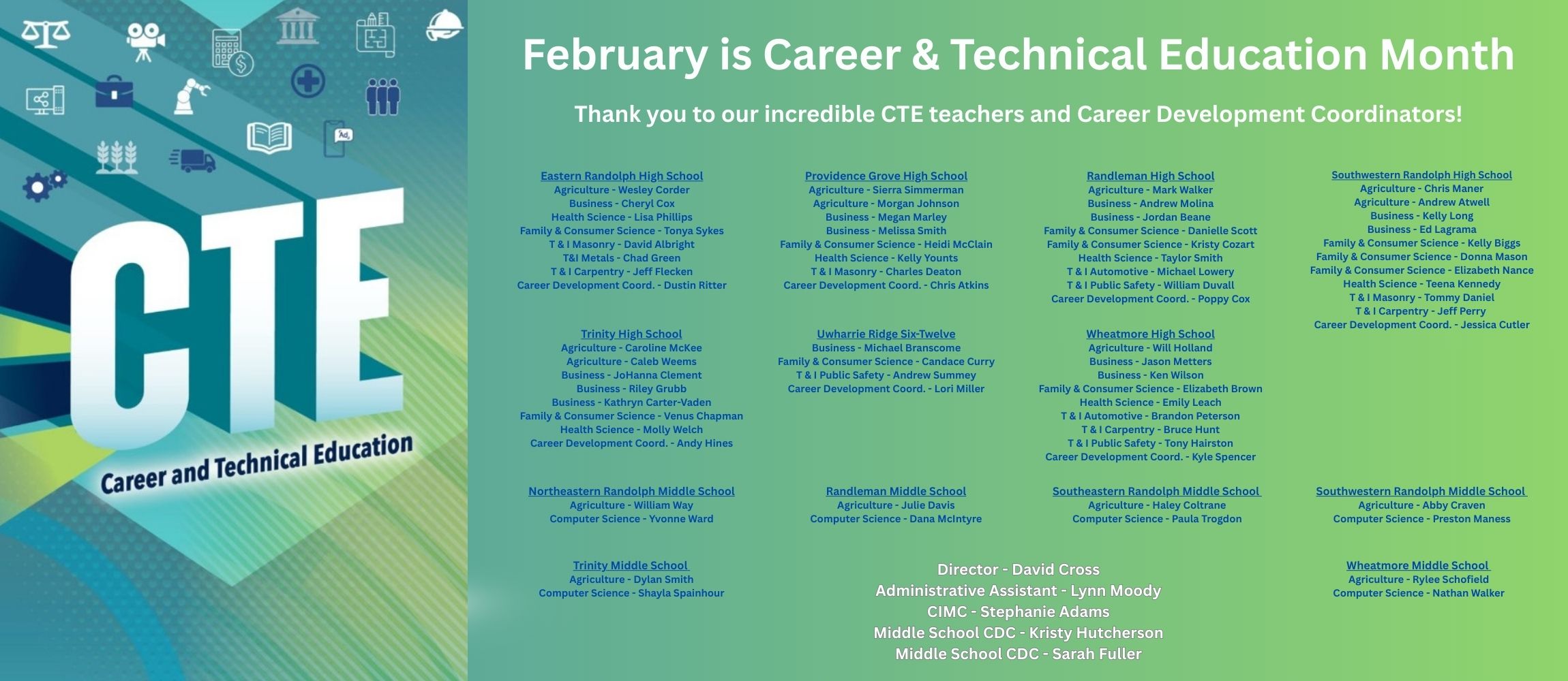 February CTE month