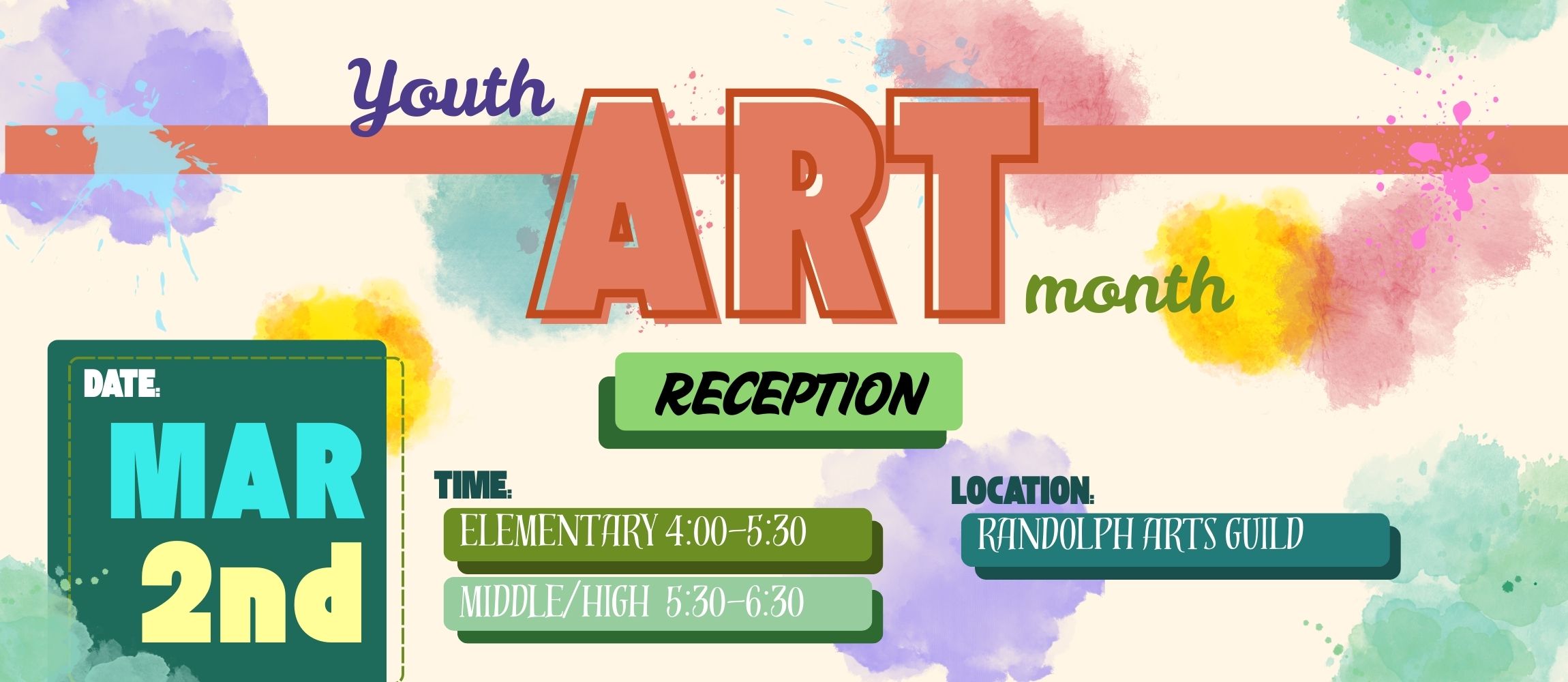 Youth Art Month Reception (RCSS only)