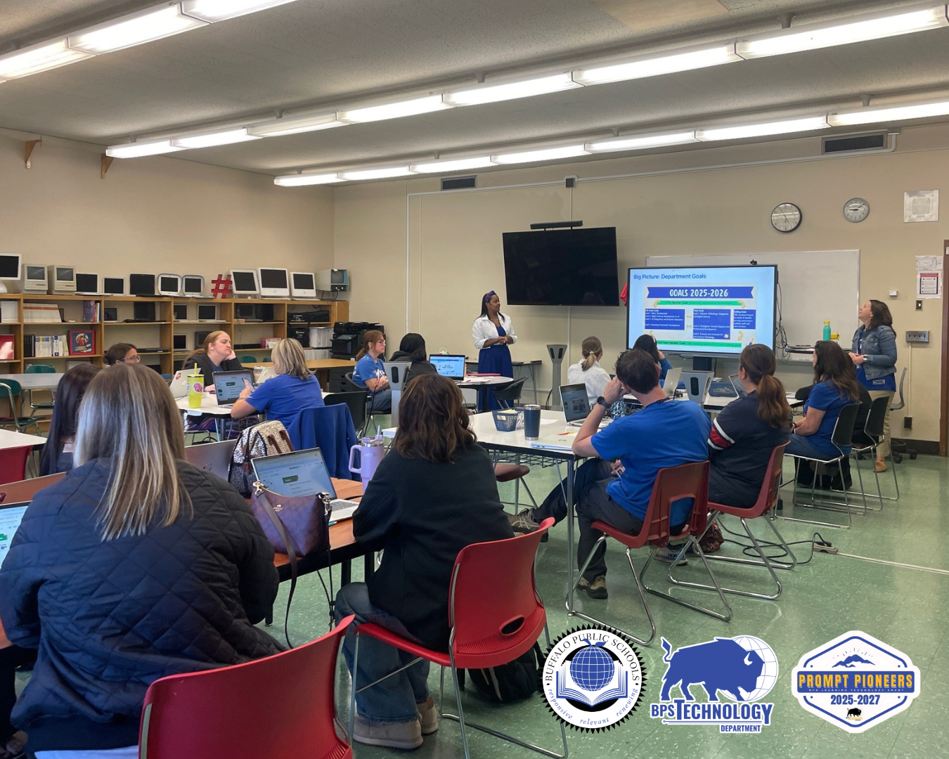 group training in a library