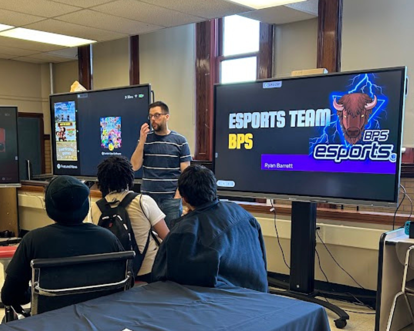 Students Playing Video Games