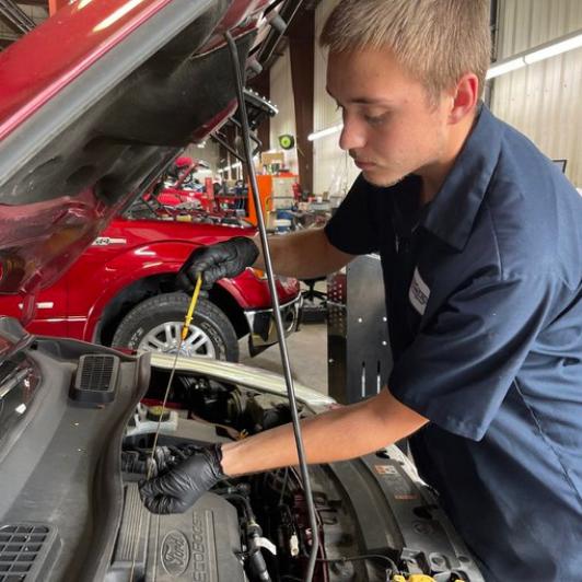 Walker Career Center student gains valuable hands-on learning experience at local car dealership  
