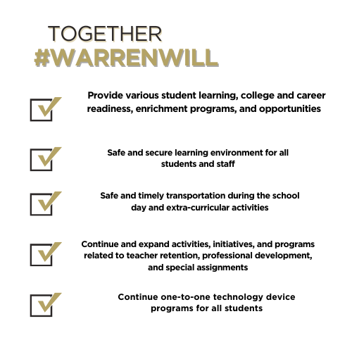 Together Warren Will Checklist