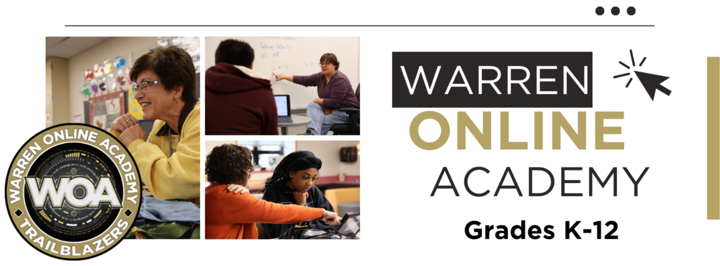 Warren Online Academy Now Enrolling 2023-2024 Grades K-12