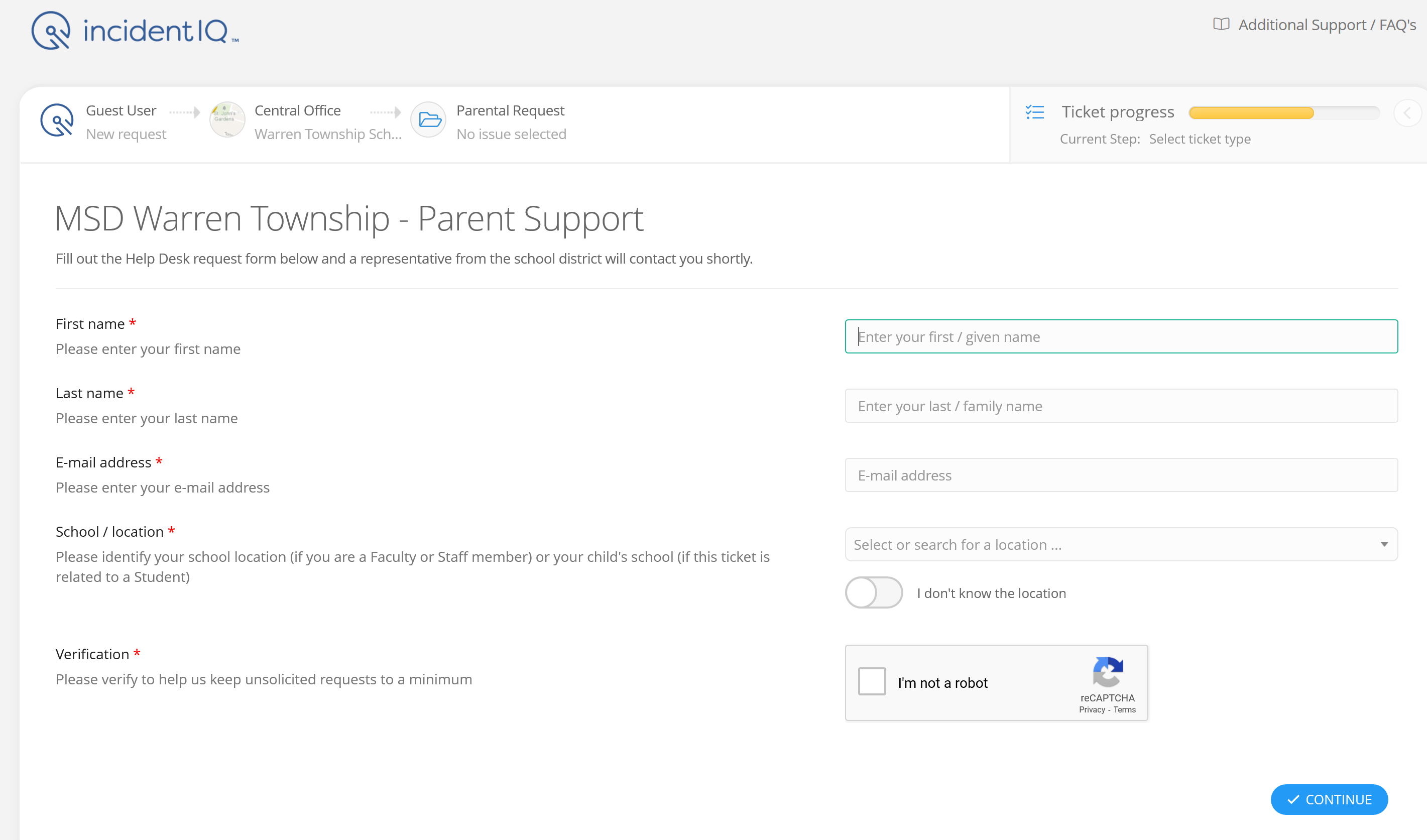 Parent Support