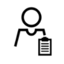 image of human figure with clipboard