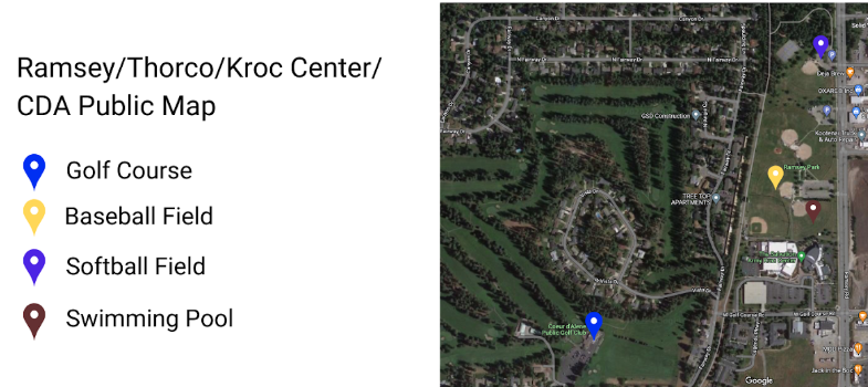 Ramsey Throco Kroc Center CDA Map