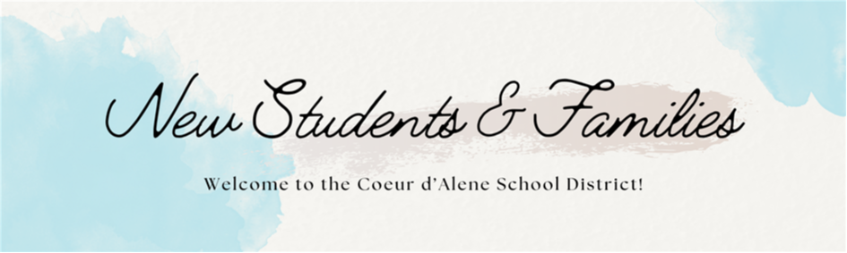 New Students and Families Banner