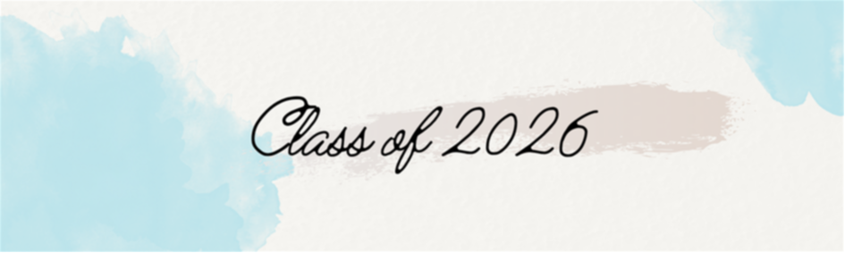 Banner reads Class of 2026