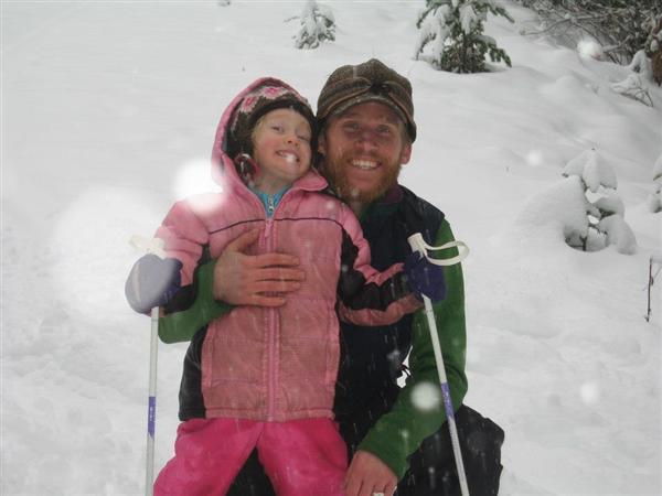 Mr. Esler with daughter