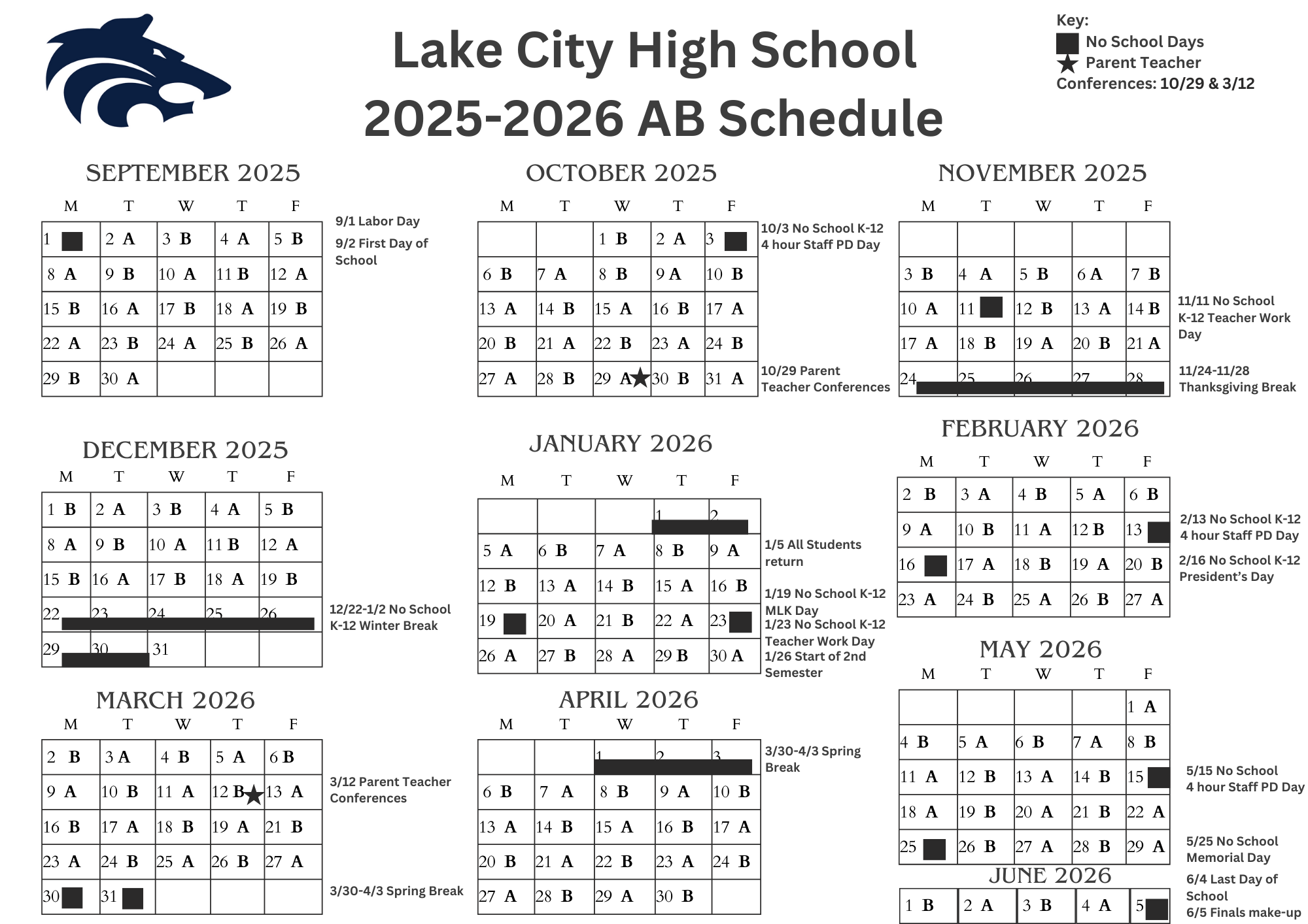 A/B Calendar 25-26