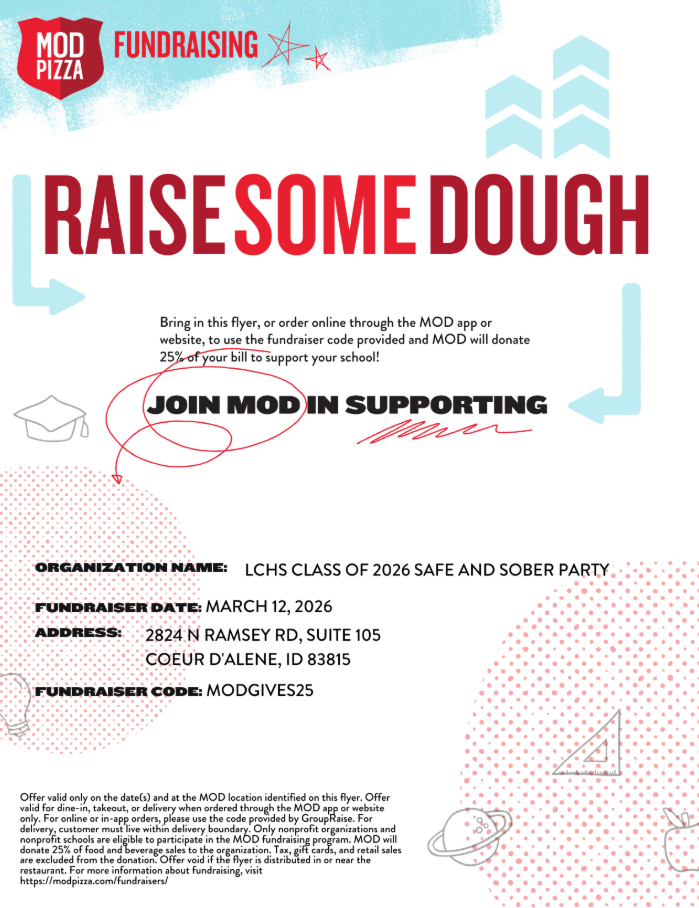 Mod Pizza Fundraiser 
