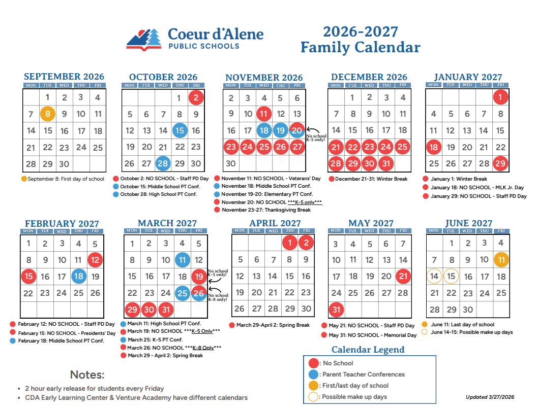 2026-27 Family Calendar