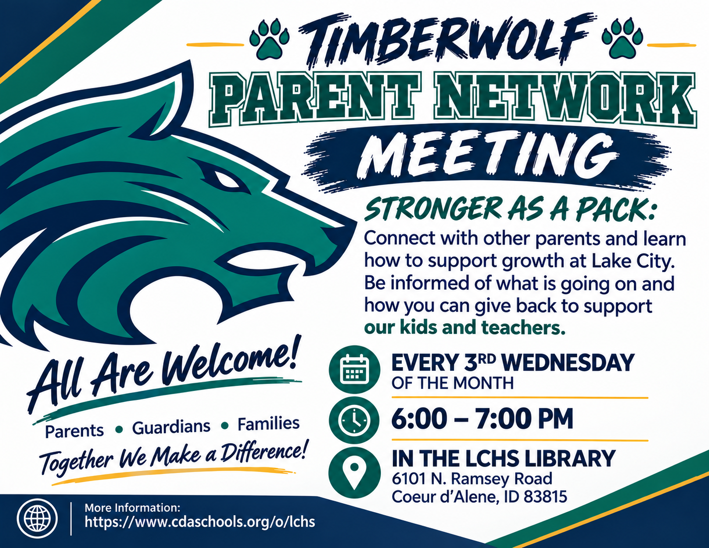 timberwolf parent network meeting