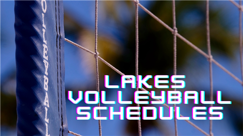 Lakes Volleyball Schedule