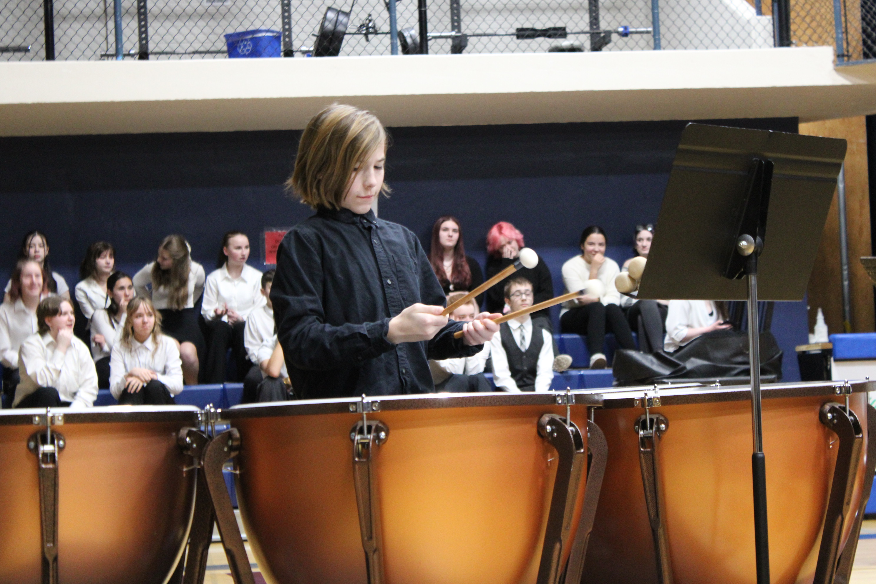 Student with Timpani
