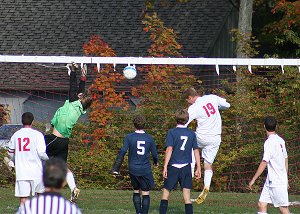 Group of people playing soccer