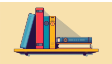 books on a bookshelf