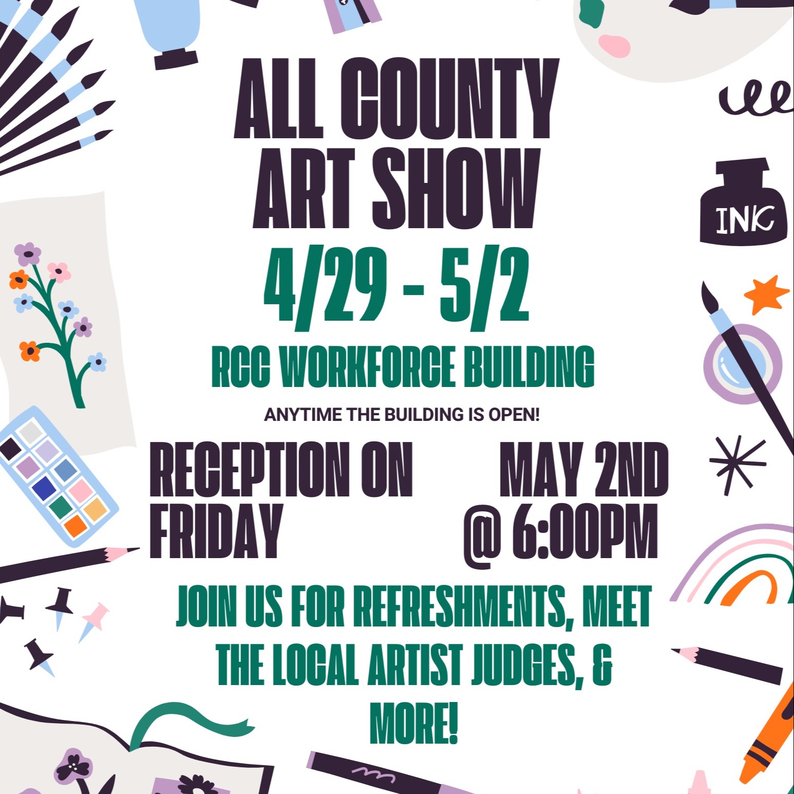 art show flyer