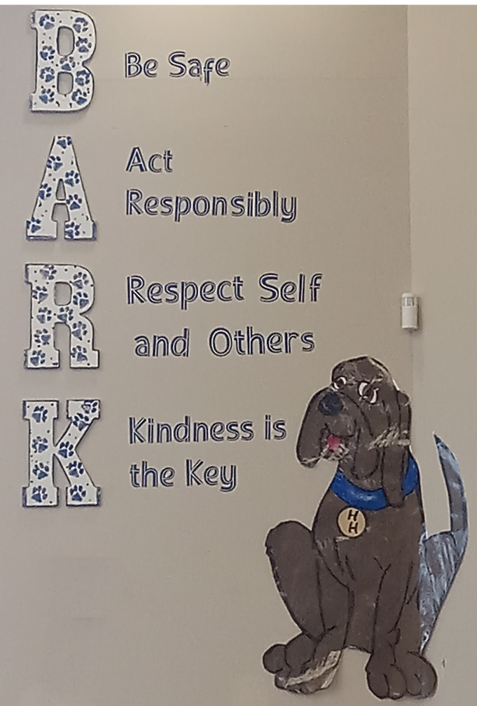 Be safe, act responsibly, respect self and others, kindness is the key