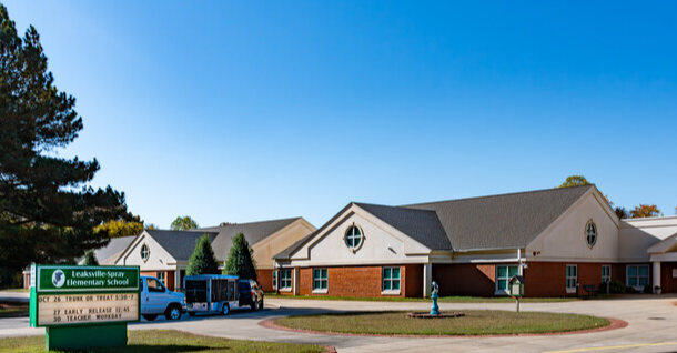 Picture of exterior of Leaksville Spray Elementary building