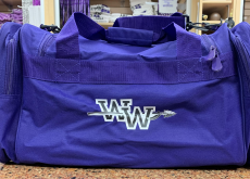 Purple/Black Athletic Bag