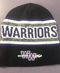 Warriors Winter Beanie with embroidered WW