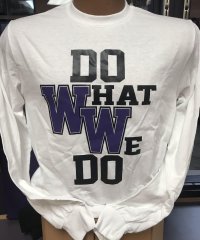 Do What We Do White Long-sleeve T-shirt 