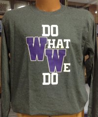 Do What We Do Gray Long-sleeve T-shirt